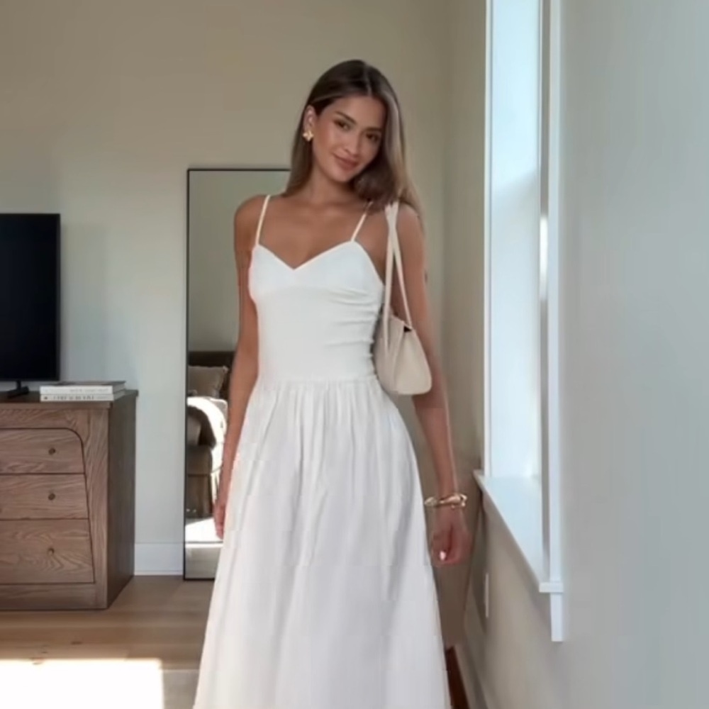 ZARA Poplin combination dress
